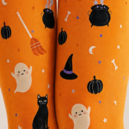 Cute Halloween Icon Printed Tights Hosiery Pantyhose Z68-1