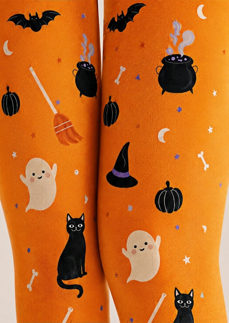 Cute Halloween Icon Printed Tights Hosiery Pantyhose Z68-1