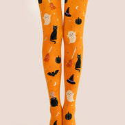 Cute Halloween Icon Printed Tights Hosiery Pantyhose Z68-1
