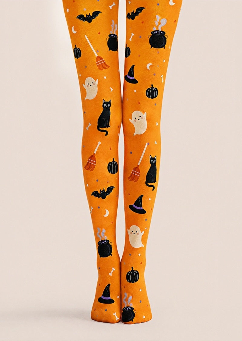 Cute Halloween Icon Printed Tights Hosiery Pantyhose Z68-1