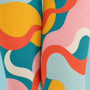 Color Block Graphic Tights Y2K Fashion Pantyhose Z69-11