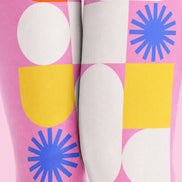 Pop Art Color Block Tights Hosiery Pantyhose Z69-16