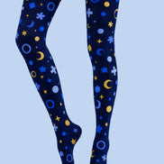 Celestial Moon Star Tights Hosiery Pantyhose Z69-18