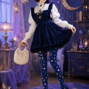 Celestial Moon Star Tights Hosiery Pantyhose Z69-18