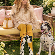 Dalmatian Dog Print Tights Hosiery Pantyhose Z69-21