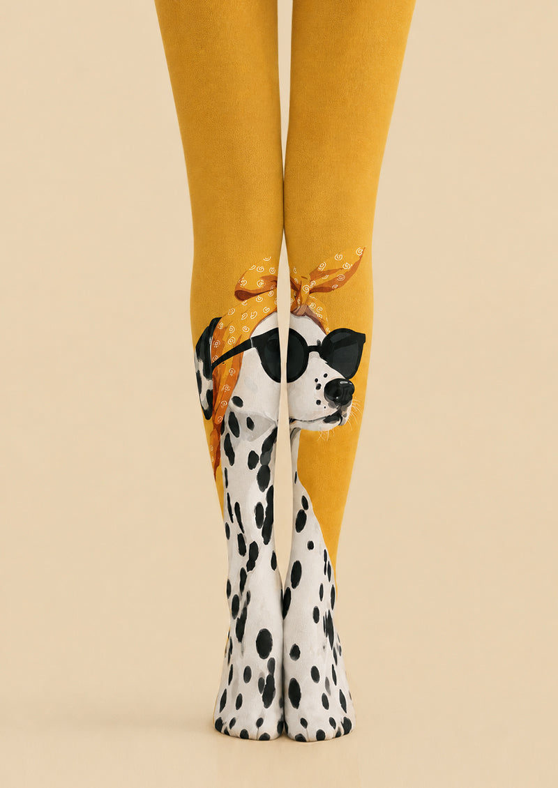 Dalmatian Dog Print Tights Hosiery Pantyhose Z69-21