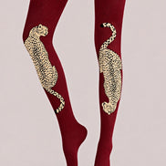 Wild Leopard Print Tights Hosiery Pantyhose Z69-22