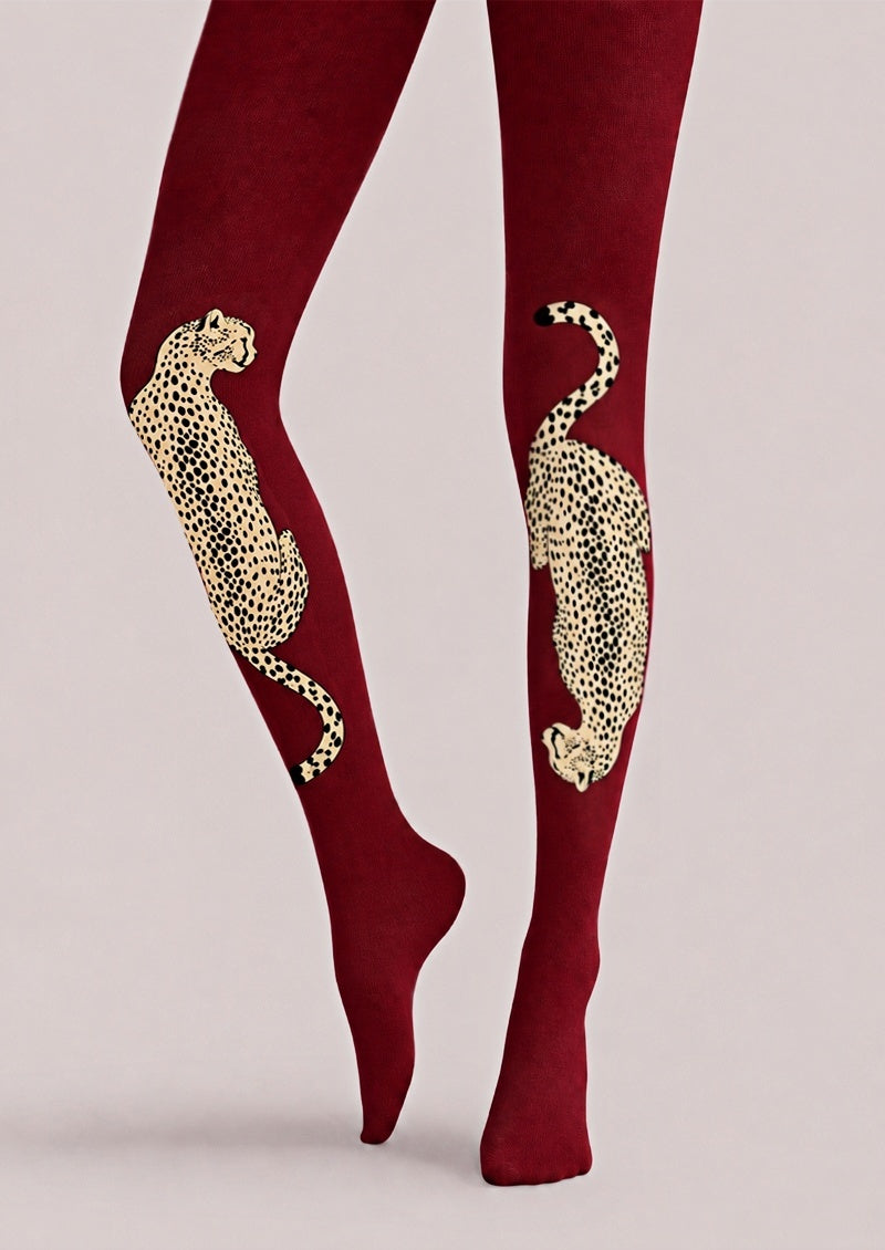 Wild Leopard Print Tights Hosiery Pantyhose Z69-22