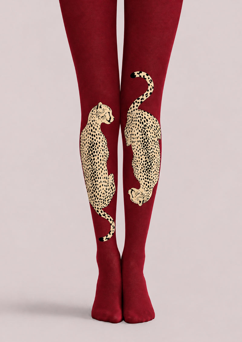 Wild Leopard Print Tights Hosiery Pantyhose Z69-22