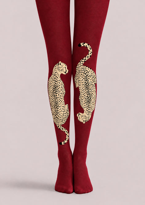 Wild Leopard Print Tights Hosiery Pantyhose Z69-22