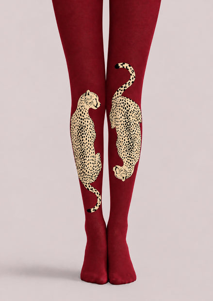 Wild Leopard Print Tights Hosiery Pantyhose Z69-22