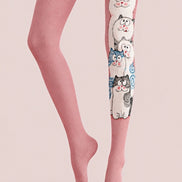 Kawaii Cat Print Tights Hosiery Pantyhose Z69-24