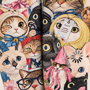 Cat Collage Animal Print Tights Hosiery Pantyhose Z69-25