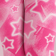 Pink Star Graphic Y2K Tights Pantyhose Z69-28