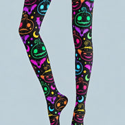 Colorful Pumpkin Halloween Party Tights Pantyhose Z69-29