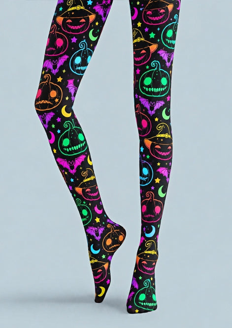 Colorful Pumpkin Halloween Party Tights Pantyhose Z69-29