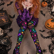 Colorful Pumpkin Halloween Party Tights Pantyhose Z69-29