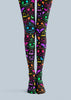 Spooky Neon Halloween Tights Hosiery Pantyhose Z69-29