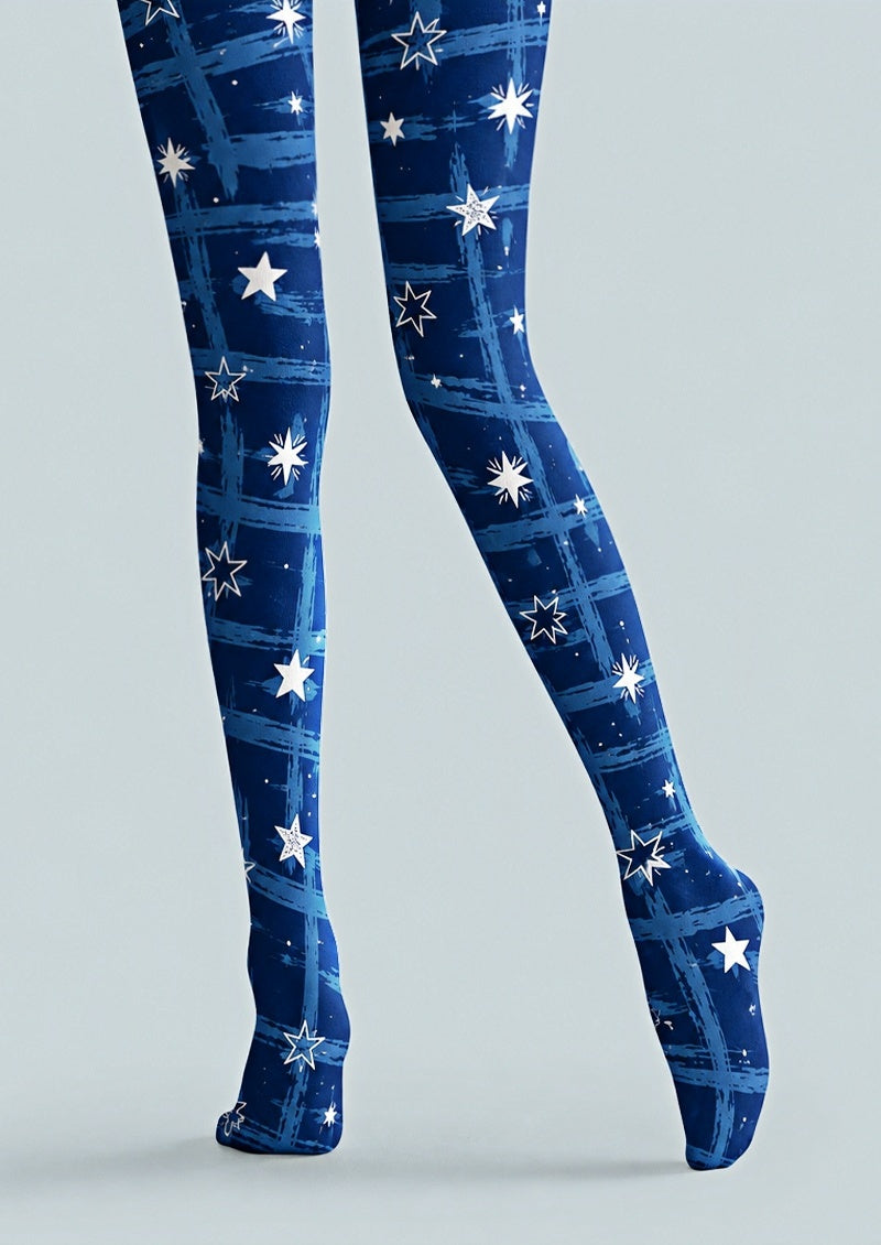 Starry Night Graphic Tights Hosiery Pantyhose Z69-33