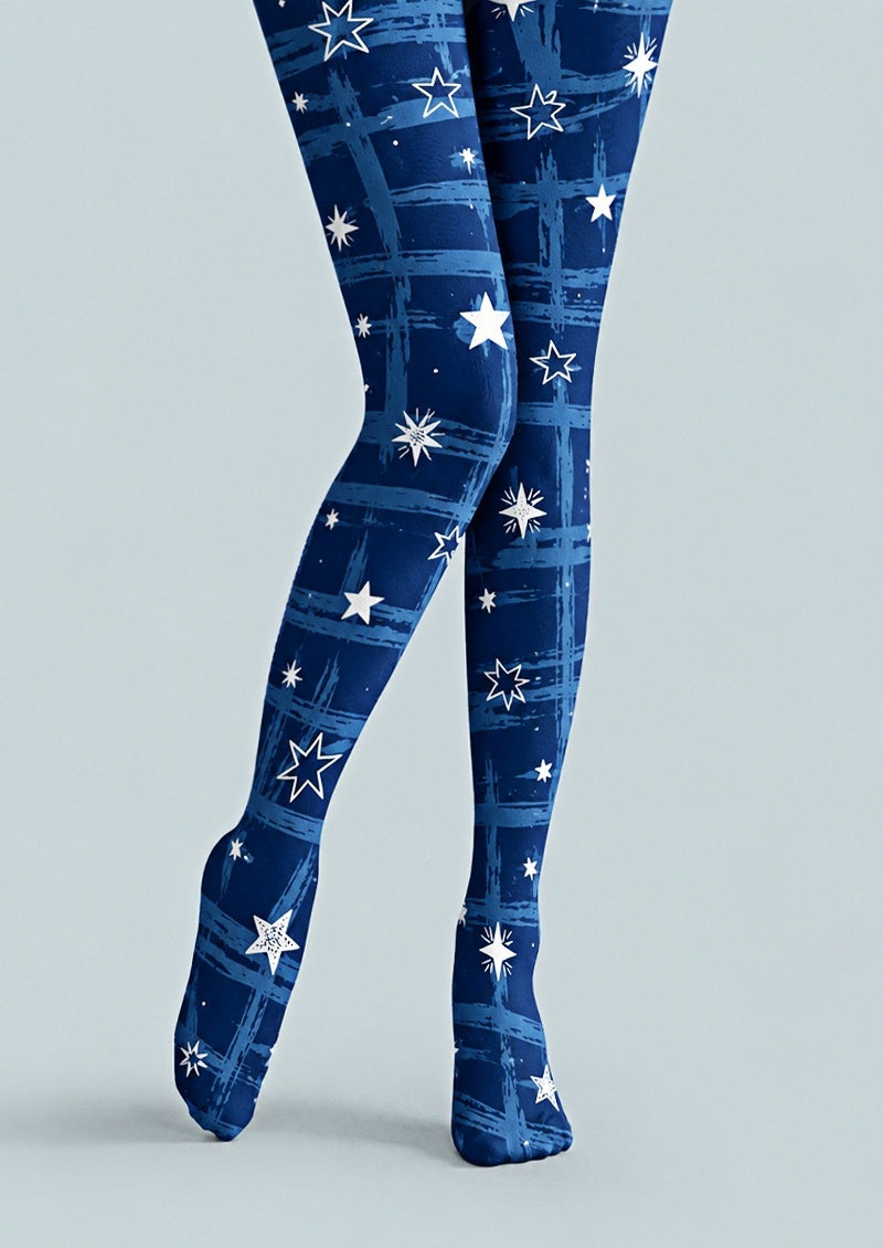 Starry Night Graphic Tights Hosiery Pantyhose Z69-33
