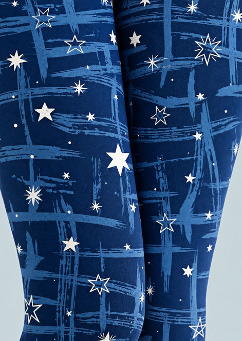 Starry Night Graphic Tights Hosiery Pantyhose Z69-33