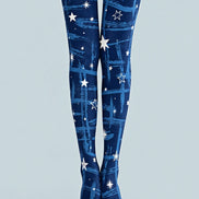 Starry Night Graphic Tights Hosiery Pantyhose Z69-33