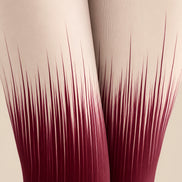 Wine Red Gradient Tights Hosiery Pantyhose Z69-35