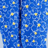 Daisy Bloom Blue Tights Pantyhose Z69-40