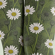 Green Daisy Floral Tights Hosiery Pantyhose Z69-41