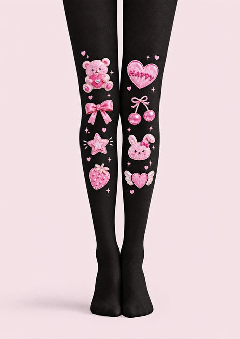 Sweet Bunny Heart Tights Hosiery Pantyhose Z69-45