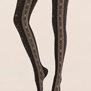 Gothic Lace Floral Tights Hosiery Pantyhose Z69-48
