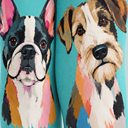 Mint Puppy Portrait Tights Hosiery Pantyhose Z69-55