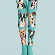 Mint Puppy Portrait Tights Hosiery Pantyhose Z69-55