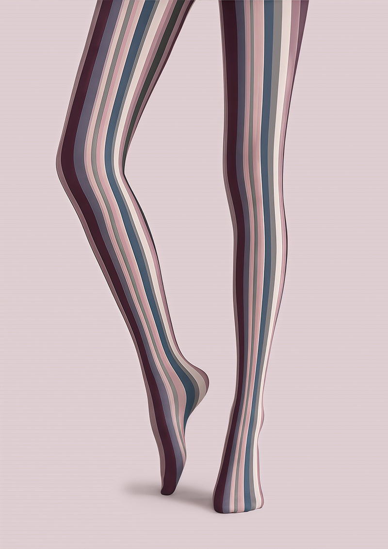 Classic Retro Stripe Tights Hosiery Pantyhose Z69-56
