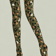 Camo Leopard Pattern Tights Hosiery Pantyhose Z69-57