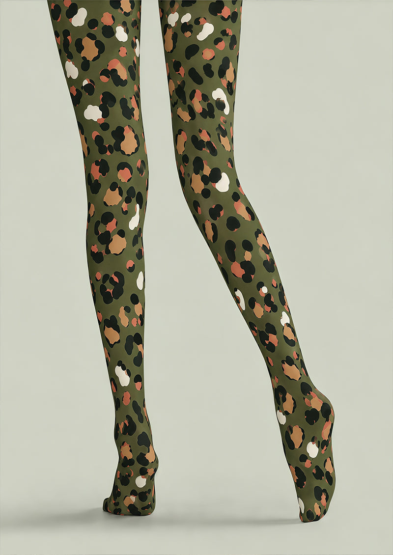 Camo Leopard Pattern Tights Hosiery Pantyhose Z69-57