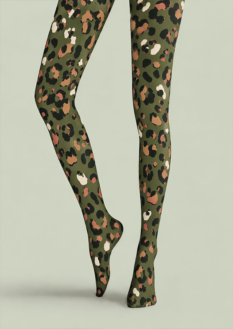 Camo Leopard Pattern Tights Hosiery Pantyhose Z69-57
