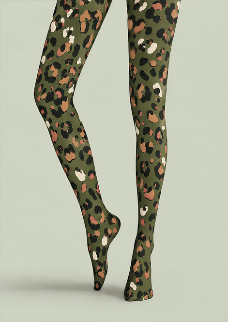 Camo Leopard Pattern Tights Hosiery Pantyhose Z69-57