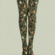 Camo Leopard Pattern Tights Hosiery Pantyhose Z69-57