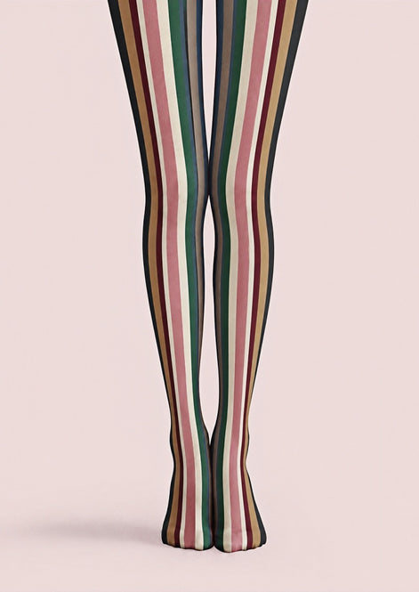 Modern Preppy Stripe Tights Hosiery Z69-60