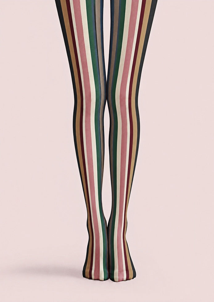 Modern Preppy Stripe Tights Hosiery Z69-60