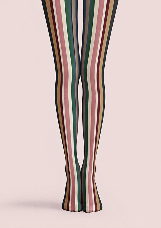 Modern Preppy Stripe Tights Hosiery Z69-60