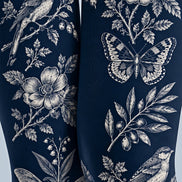 Vintage Floral Bird Butterfly Tights Pantyhose Z69-62