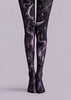Purple Gothic Fantasy Tights Hosiery Pantyhose Z69-70