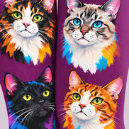 Fun Cat Animal Print Tights Hosiery Pantyhose Z69-72
