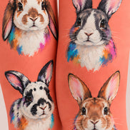 Rabbit Face Pattern Tights Hosiery Pantyhose Z69-74