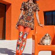 Rabbit Face Pattern Tights Hosiery Pantyhose Z69-74