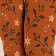 Autumn Floral Botanical Tights Hosiery Pantyhose Z69-81