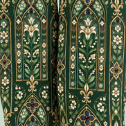 Gothic Floral Stained Glass Tights Hosiery Pantyhose Z69-84