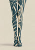 Abstract Face Graphic Tights Hosiery Pantyhose Z69-90
